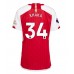 Cheap Arsenal Granit Xhaka #34 Home Football Shirt Women 2023-24 Short Sleeve